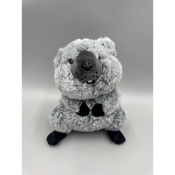 Nanco Groundhog Squirrel Gray Plush 8” Stuffed Animal Toy - Picture 1 of 11